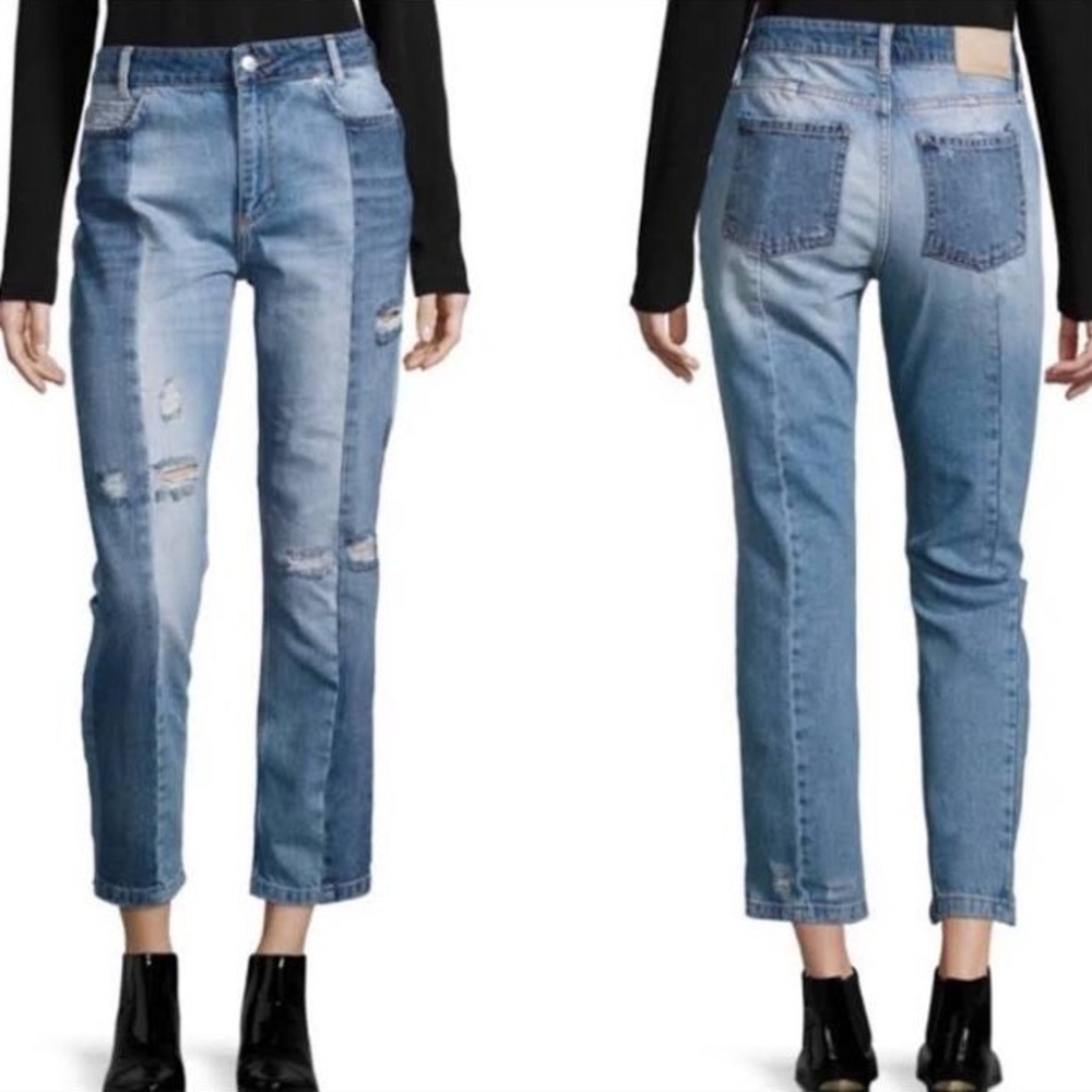 Free People two-toned denim jeans - Picture 2 of 4